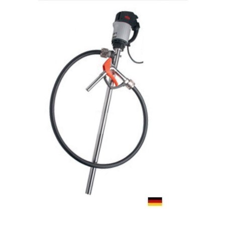 FLUX Drum Pump, Stainless Steel, 39" Long, Exp Proof Motor, 120V, 60Hz, 1ph, 460W Power, 6 ft hose, hand nozzle 24-ZORO0234